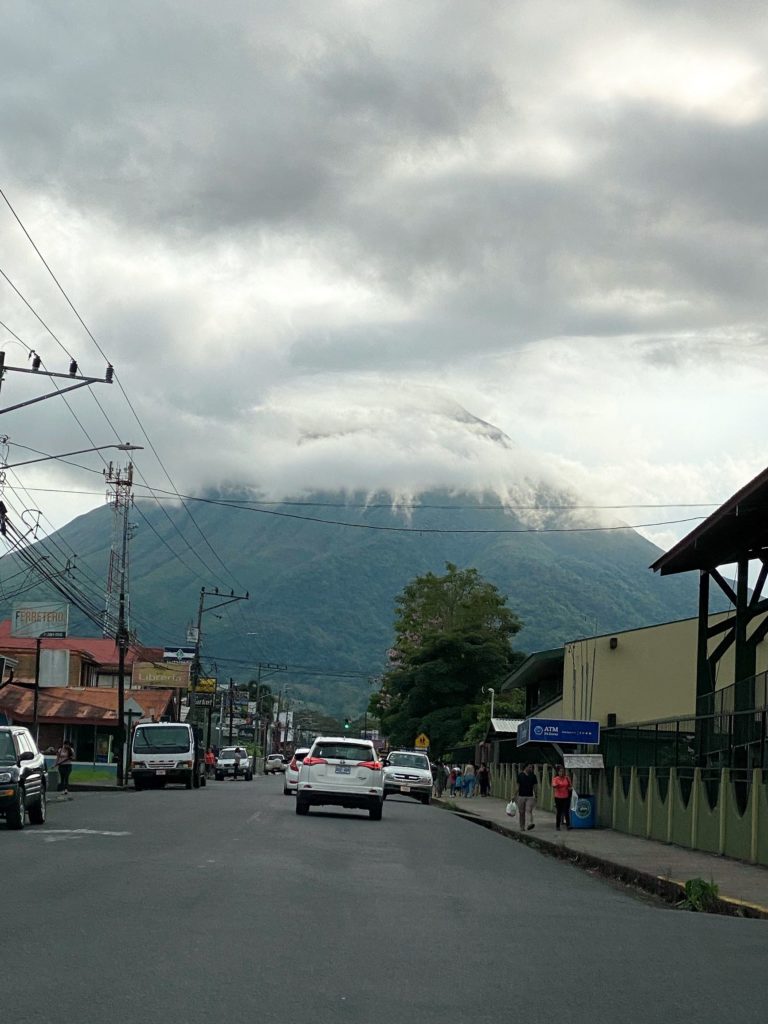 Driving to Arenal